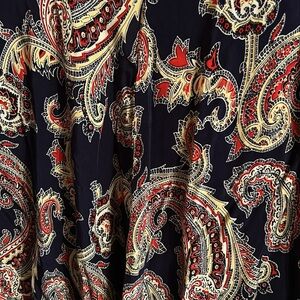 VINTAGE 1990s Ralph Lauren pleated skirt w/ pockets. Size 12 excellent condition